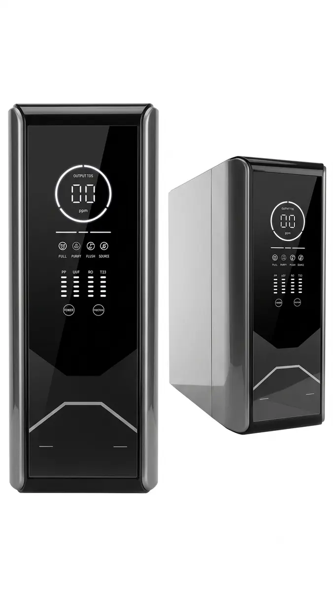 Compact tankless under-sink reverse osmosis water filter unit for Waterloo Region homes